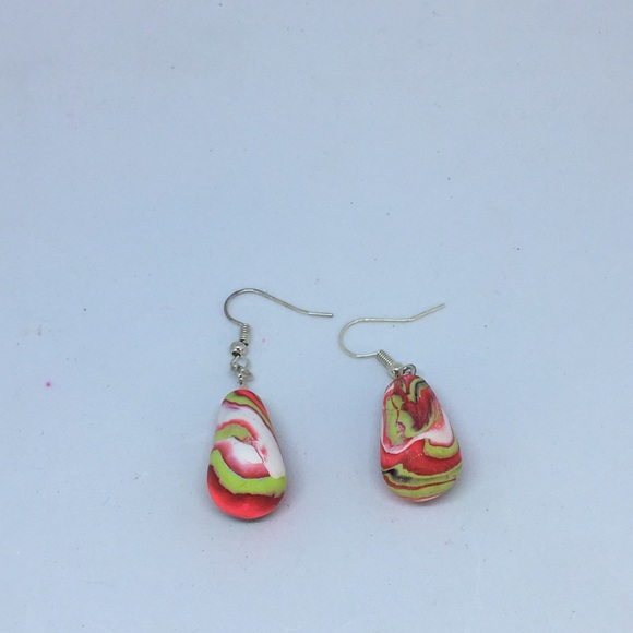 Unique Handmade Polymer Clay Dangle/Drop Earrings - Picture 8 of 8